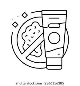 mold cleaner detergent line icon vector. mold cleaner detergent sign. isolated contour symbol black illustration
