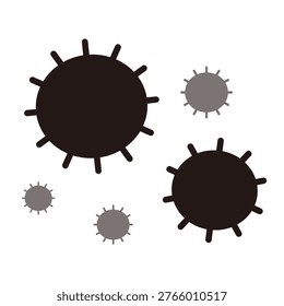 Mold illustration, virus, germs, sickness