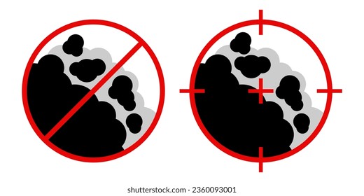 Mold Killer emblem for packaging - chemical solution that exterminate fungus and clean musty surfaces