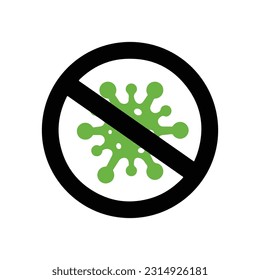 Mold removel Vector icon Black and Light Green logo