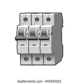 Molded case circuit breaker. Multi-pole. Modular. Miniature. Vec