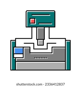 vector de icono de color del aparato moldeador. signo del aparato moldeador. ilustración de símbolo aislado