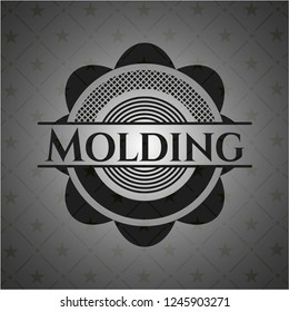 Molding realistic dark emblem