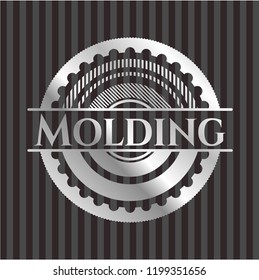 Molding silver badge