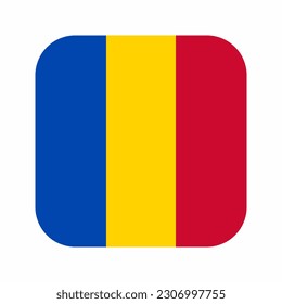 Moldova flag simple illustration for independence day or election