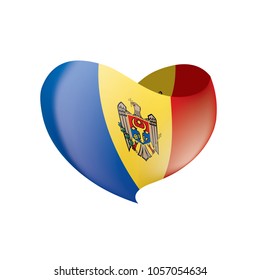 Moldova flag, vector illustration