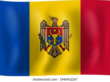 Moldova Flag Vector Illustration. Banner. Flag Logo. Flag Vector. Flags Of The World. Flag Of Independence Day. Abstract Vector Illustration Eps.10