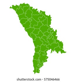 moldova green map