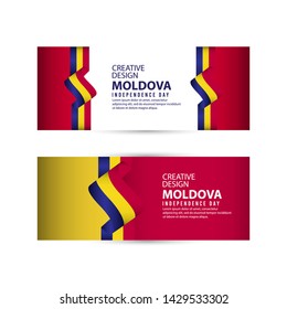 Moldova Independence Day Celebration Creative Design Illustration Vector Template