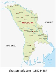 Moldova Map