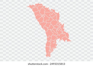 Moldova Map salmon Color Background quality files png