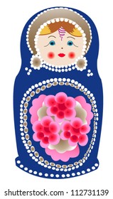 moldovan doll, matruska vector