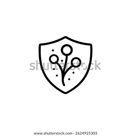 Moldproof icon or Best Mold resistant label vector isolated. Best Mold resistant label websites, product packaging design and more.