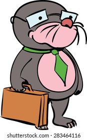 Mole Business Man