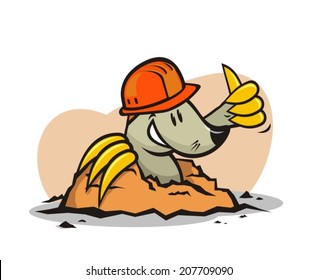 Mole cartoon
