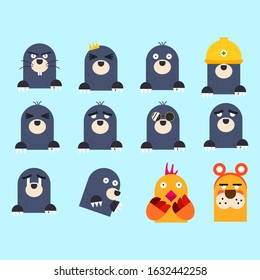 it's mole collection of game or icon