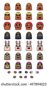 Mole Game Sprites.
Suitable for tapping, action, and shooting game.