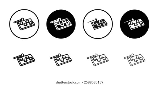 Mole Game Whack icon line art vector