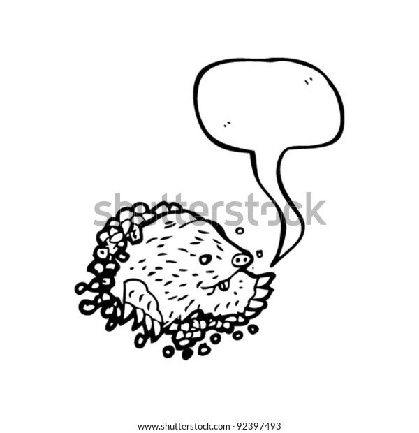 Mole Illustration Speech Bubble Stock Vector (Royalty Free) 92397493 ...