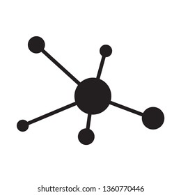 molecul icon design template