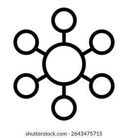 Vetor de ícone de estrutura de moléculas. Sinal de ilustração da estrutura do átomo. símbolo da molécula. ícone da web do átomo. Design do logotipo da física.