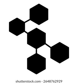 Vetor de ícone de estrutura de moléculas. Sinal de ilustração da estrutura do átomo. símbolo da molécula. ícone da web do átomo. Design do logotipo da física.