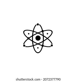 Molecular Atom Neutron Icon In Isolated On Background. Symbol For Your Web Site Design Logo, App, Molecular Atom Neutron Icon Vector Illustration.