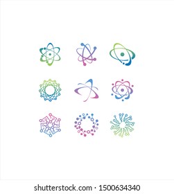 Molecular Atom Neutron Laboratory Icon Vector