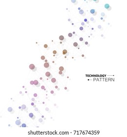 Molecular bonds connected in random order. Topical background for technology and the future.