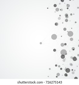 Molecular bonds connected in random order. Topical background for technology and the future.