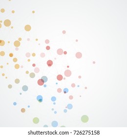Molecular bonds connected in random order. Topical background for technology and the future.