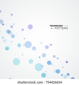 Molecular bonds connected in random order. Topical background for technology and the future.