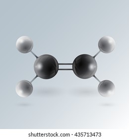 molecular compound ethylene molecule