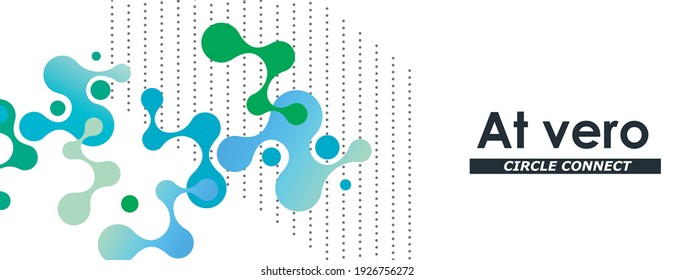 Compuesto molecular. Icono del vector. Fondo geométrico abstracto