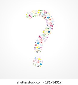Molecular concepts of medical question mark 