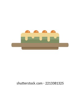 Molecular cuisine delicacy icon. Flat illustration of Molecular cuisine delicacy vector icon isolated on white background