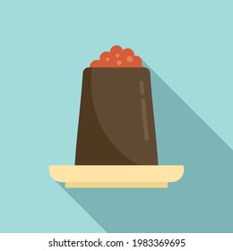 Molecular cuisine dinner icon. Flat illustration of Molecular cuisine dinner vector icon for web design