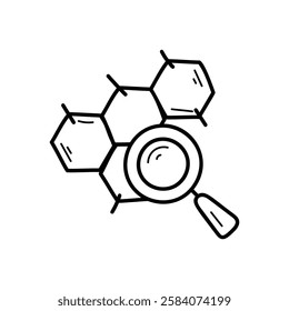 Molecular Diagnostics icon vector stock illustration