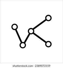 Molecular element icon, vector illustration symbol design