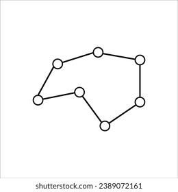 Molecular element icon, vector illustration symbol design
