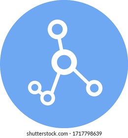 Molecular Future token coin logo vector icon