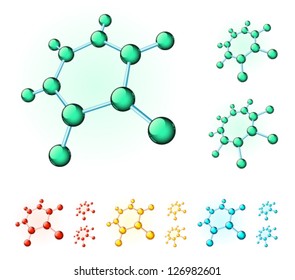 Molecular hexagon