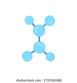 Ethane Gas Molecule Models Physical Chemical Stock Vector (Royalty Free ...