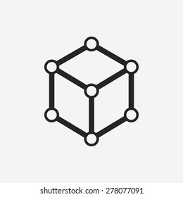 Molecular modeling icon