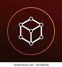 Molecular modeling icon