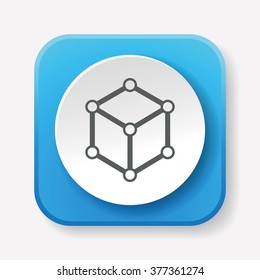 Molecular modeling icon