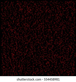 Molecular Motion Background. Vector Illustration