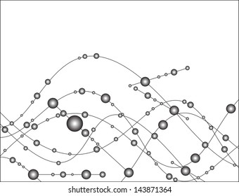 molecular structure, abstract background