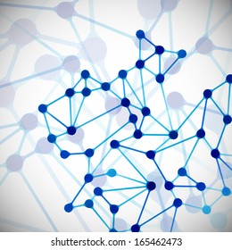 molecular structure, abstract background