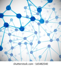 molecular structure, abstract background